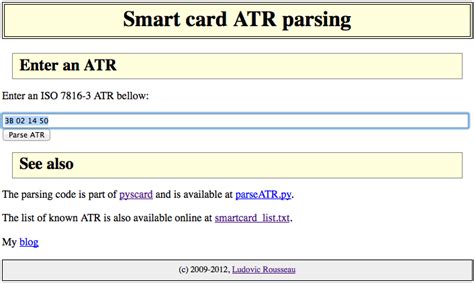 atr test smart card|smart card atr parsing.